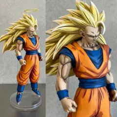 ドラゴンボール　一番くじ　A賞　超サイヤ人3孫悟空　リペイント　二次元彩色