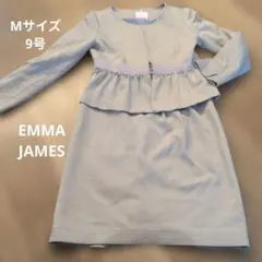 EMMA JAMES 9号 Мサイズ フリル付きペプラムジャケット スーツ