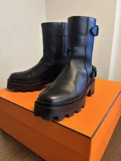 unibuy様　HERMES エルメス　ジェイミー　ブーツ HERMES - エルメス 2024AW ジェイミー ショートブーツ レザー