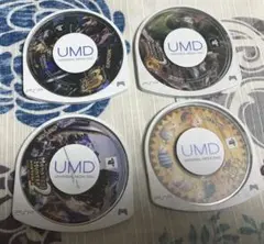 動作確認済　モンスターハンター ポータブル UMDディスク4枚セット