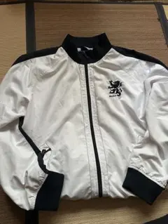 Reebok ナイロンジャケット XL90sホワイト/ブラック