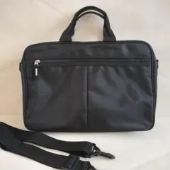 【匿名配送】2Wayビジネスバッグ　黒　ナイロン