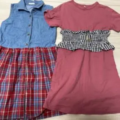 GUワンピース2点セット　130