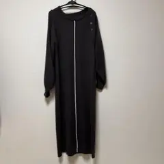 Bab ブラウン　ニットワンピース 長袖