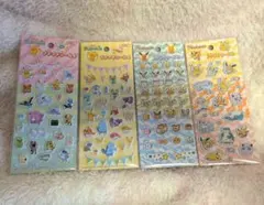 【正規品】ポケモン　プチプチシール4枚セット