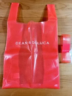 DEAN & DELUCA ショッピングバッグ EVA コーラルオレンジ