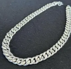 極太　ヴィンテージ チェーン ネックレス シルバー925 刻印あり