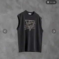 Adrer ノースリーブTシャツ ヴィンテージ加工