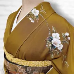 6541❱ フルセット 訪問着 華文 金駒刺繍 袋帯 入学式 結婚式 お宮参り