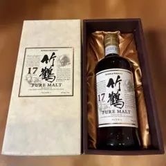 NIKKA WHISKY 竹鶴 17年 ピュアモルト 箱付きのサムネイル