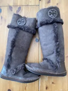 ロングブーツ ファー