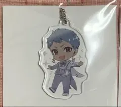 ツイステ　カフェ　キーホルダー　プラチナジャケット　カリム