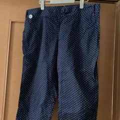 新品Pou Dou Dou ネイビー ドット柄 パンツ