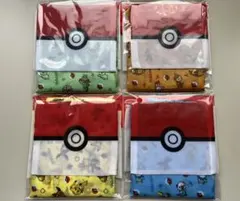 ポケモン 収納ポケット付き オリジナルエコバッグ　全4種コンプリートセット