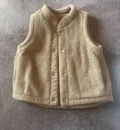 茶色UNIQLO baby ボアベスト100