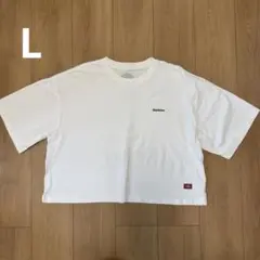 【Dickies】半袖Tシャツ 短丈 ホワイト Lサイズのサムネイル