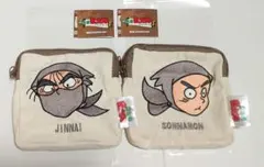 忍たま乱太郎　スクエアポーチ２ タソガレドキ　グッズ 諸泉尊奈門 山本陣内