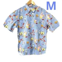 【美品】 graniph グラニフ スポンジ・ボブ 半袖シャツ Mサイズのサムネイル