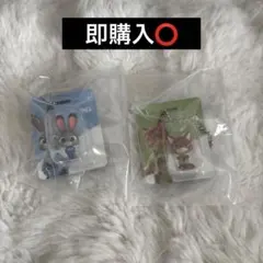 ズートピア ブリスターチャームコレクション ニック ジュディ　パッケージチャーム