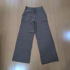 ユニクロ ニットリブパンツ