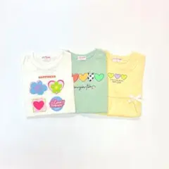 子供服 女の子 120cm 長袖 Tシャツ まとめ売り 新品 YFN10-2