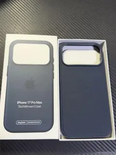 iPhone17ProMax テックウーブンケース ブルー　新品