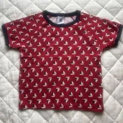 PETIT BATEAU ベビー 半袖Tシャツ ヨット柄 86cmのサムネイル