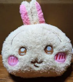 うさぎ ふわふわフェイスポシェット