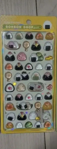 新品未開封 ボンボンドロップシール 和柄シリーズ おにぎり 正規品