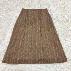 GEORGE RECH スカート 36 総柄 フレア 上品 美シルエット 人気のサムネイル