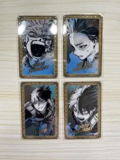 【ヒロアカ原画展】箔押しクリアカードコレクション　 轟焦凍コンプリート新品未使用