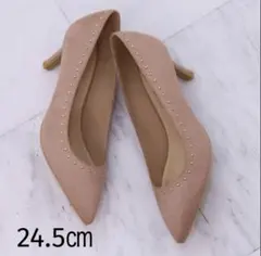 スタッズデザインポインテッドパンプス　ダイアナ　24.5㎝のサムネイル