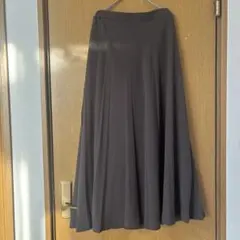 ブラウン フレアロングスカート 全日本婦人子供服工業組合連合会