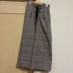 GRL チェックスカート
