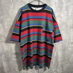 【90s_vintage】Super Big!! BorderTeeアメリカ製
