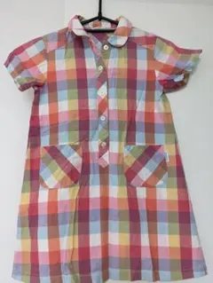 【予備ボタン付き】ファミリア　ワンピース　120