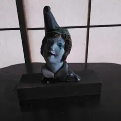 陶芸作家の一点物　陶器製　ピエロ　胸像