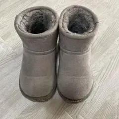 アプレレクール　ムートンブーツ　16㎝　グレー色
