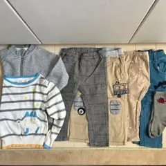 セット　恐竜モチーフ トップス 90セット パンツ スウェット