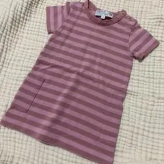 agnes b. ボーダー半袖ワンピース 1 an