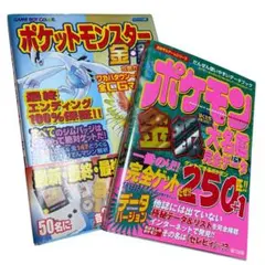 超希少！ポケットモンスター金銀 攻略ガイドブック 2冊セット レトロゲーム