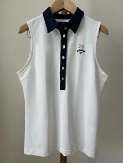 callaway キャロウェイ　ノースリーブ　ポロシャツ　ゴルフ　レディース　L