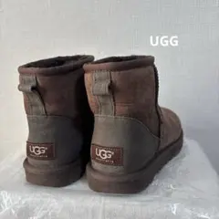 UGG アグ クラシック ミニ ムートンブーツ ブラウン 茶色 ショート 靴