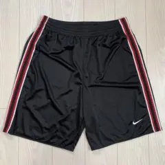 NIKE メッシュ ショートパンツ ハーフパンツ バスパン 刺繍ロゴ B系 古着