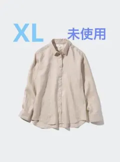 プレミアムリネンシャツ ユニクロ XL 未使用