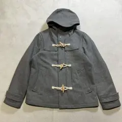 【 BROWNY ブラウニー 】 ダッフルコート　ライトグレー　L