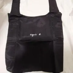特価❕肩かけ❕大容量❕agnès b. エコバッグ ブラック アダムエロペ