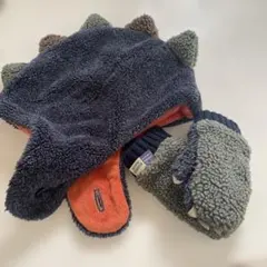 ANIMAL MOCO 恐竜デザイン帽子と手袋セット