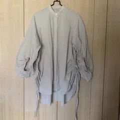 未使用ハグオーワー Cloth & Cross ローンワッシャーチャーチブラウス 