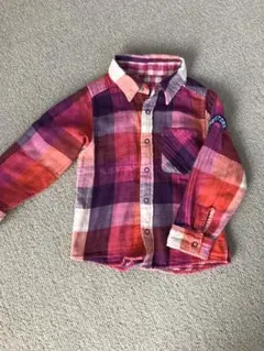 チェックシャツ 110